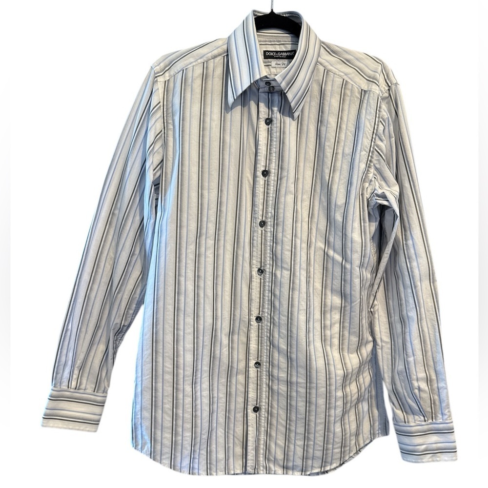 Dolce & Gabbana Men’s Stripped Shirt Slim Fit Sz 16/41
